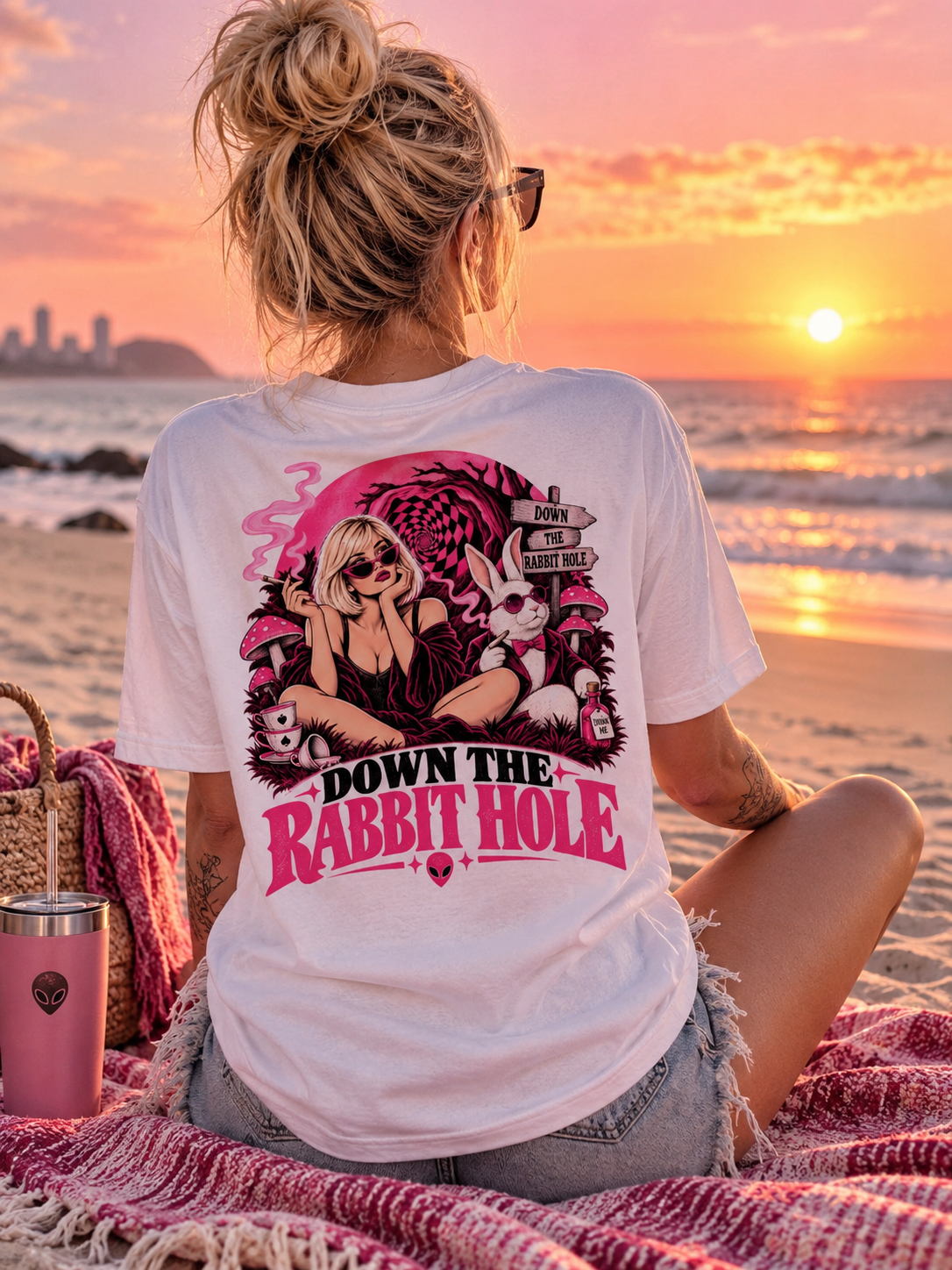 Women's DOWN THE RABBIT HOLE™ Statement T-Shirt