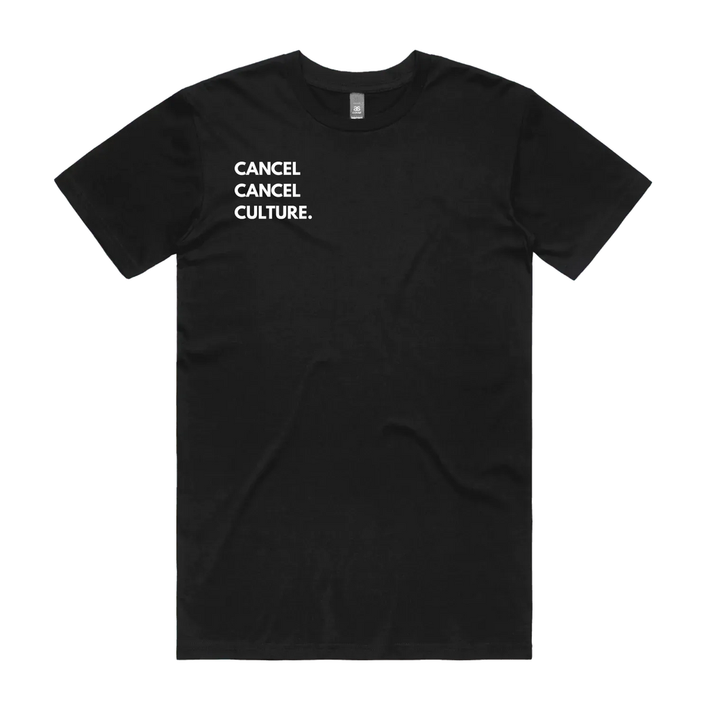 Men's Black – CANCEL CANCEL CULTURE.™ Statement T-Shirt