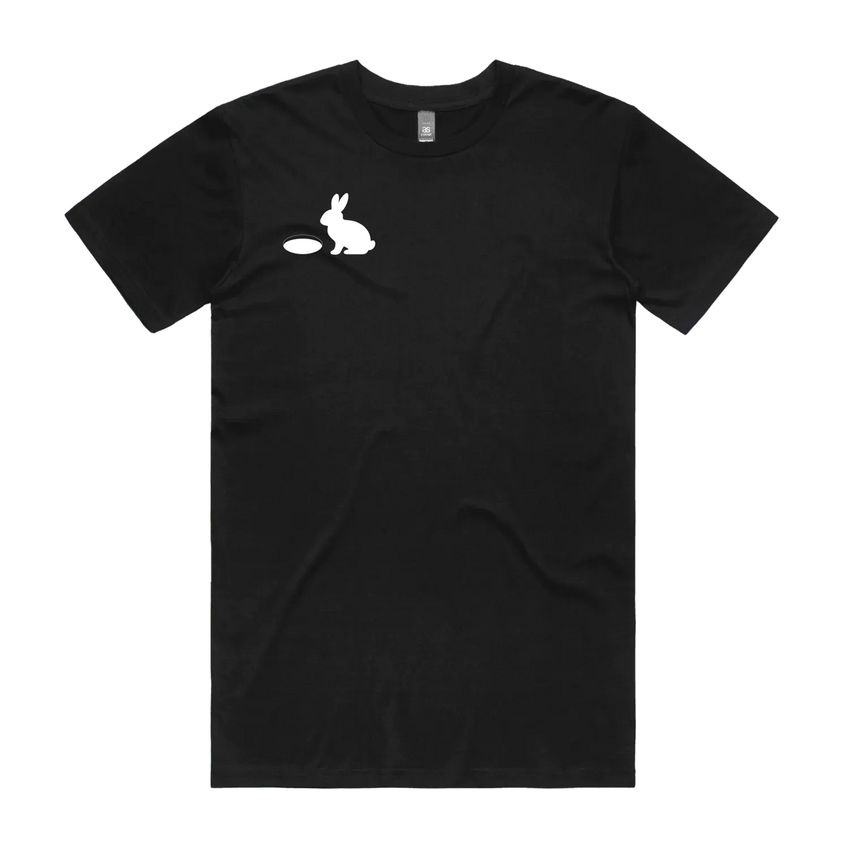 Men's Black – DOWN THE RABBIT HOLE.™ Statement T-Shirt