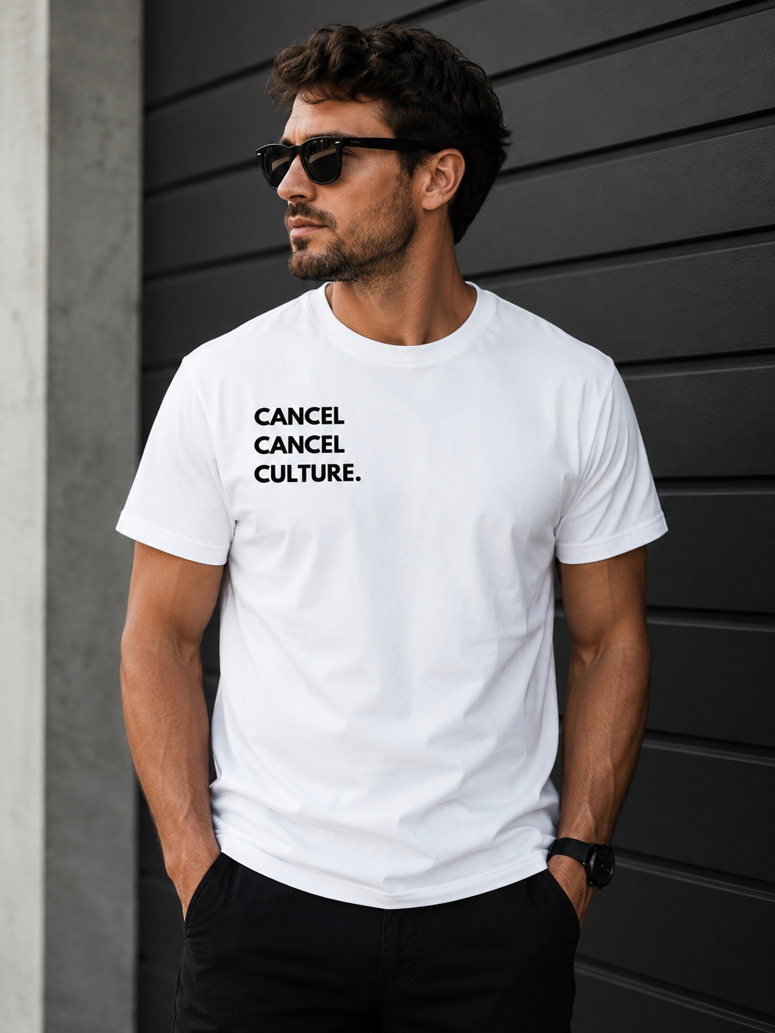 Men's White – CANCEL CANCEL CULTURE.™ Statement T-Shirt