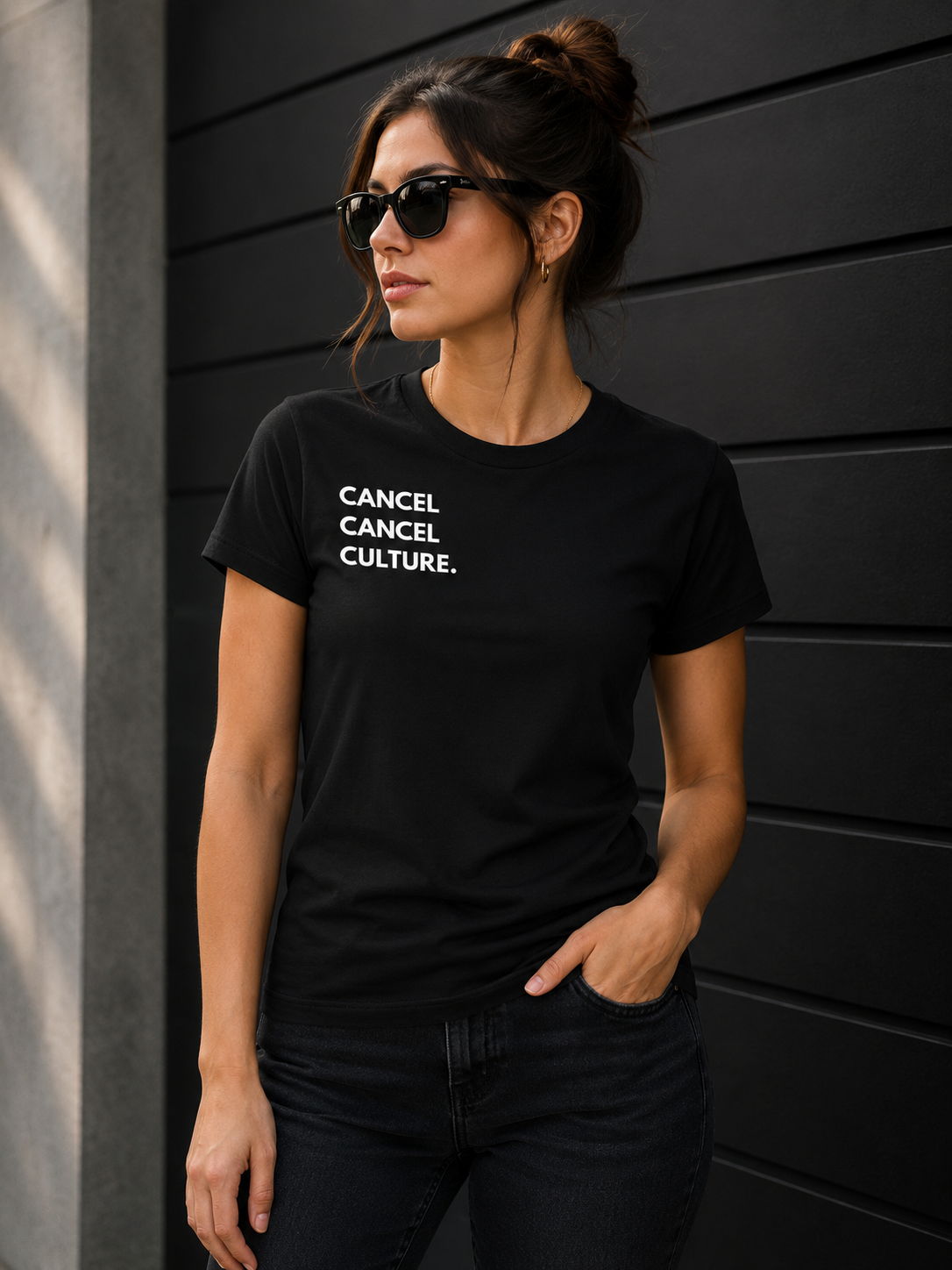 Women's Black – CANCEL CANCEL CULTURE.™ Statement T-Shirt