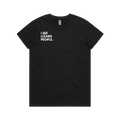 Women's Black – I SEE LIZARD PEOPLE.™ Statement T-Shirt