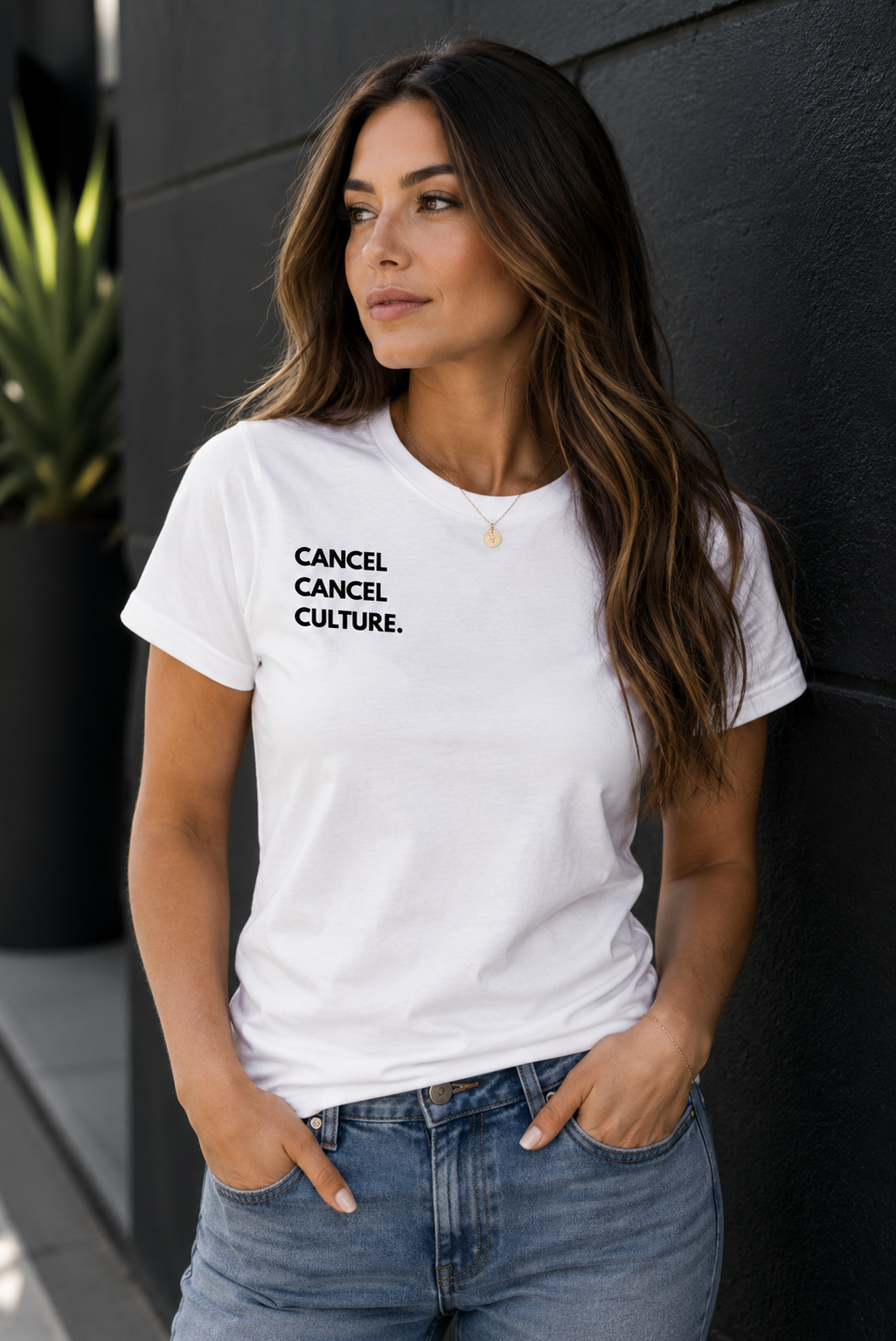 Women's White – CANCEL CANCEL CULTURE.™ Statement T-Shirt